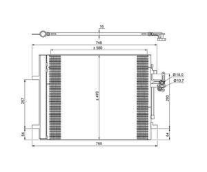 Condenseur, climatisation NRF 35884
