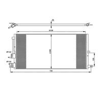 Condenseur, climatisation NRF 35885