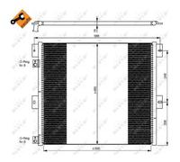 Condenseur, climatisation NRF 35924