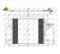 Condenseur, climatisation NRF 35936