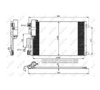 Condenseur, climatisation NRF 35974