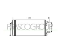 PRASCO CI954C001 Condenseur, climatisation