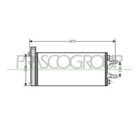 PRASCO CI954C002 Condenseur, climatisation
