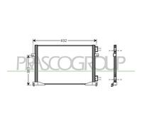 PRASCO DS950C003 Condenseur, climatisation