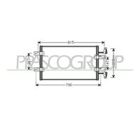 Condenseur, climatisation PRASCO DS952C002