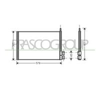 PRASCO FD340C001 Condenseur, climatisation