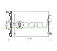 Condenseur Climatisation Prasco FD428C002 Prascoselection pour Ford