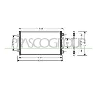 Condenseur, climatisation PRASCO FT133C003