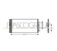 Condenseur Climatisation Prasco FT340C002 Prascoselection pour Fiat