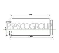 Condenseur Climatisation Prasco FT910C001 Prascoselection pour Fiat