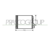 PRASCO ME305C001 Condenseur, climatisation