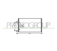 Condenseur, climatisation PRASCO ME750C001