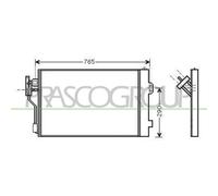 PRASCO ME909C001 Condenseur, climatisation