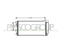 PRASCO MN304C001 Condenseur, climatisation