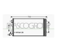 PRASCO RN034C001 Condenseur, climatisation
