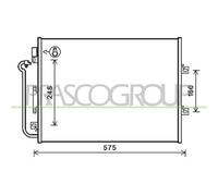 Condenseur, climatisation PRASCO RN306C001