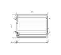Condenseur, climatisation VALEO 814039
