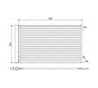 Condenseur, climatisation VALEO 814042