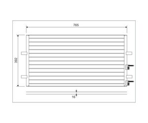 Condenseur, climatisation VALEO 814087