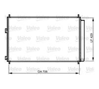 Condenseur, climatisation VALEO 814204
