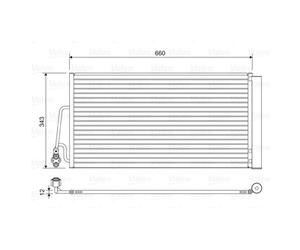 Condenseur, climatisation VALEO 814409