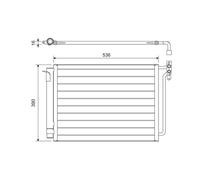 Condenseur, climatisation VALEO 817575