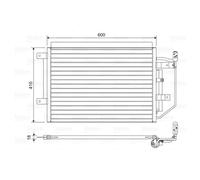 Condenseur, climatisation VALEO 822556