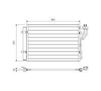Condenseur (climatisation) VALEO 822582