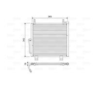Condenseur, climatisation VALEO 822591