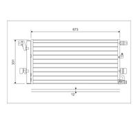 Condenseur, climatisation VALEO 822596