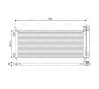 VALEO 822619 Condenseur, climatisation