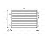 Condenseur, climatisation VALEO 822625
