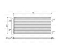 Condenseur, climatisation VALEO 822626