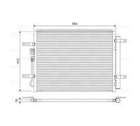 VALEO 822628 Condenseur, climatisation