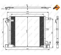 NRF 350040 Condenseur, climatisation