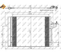 Condenseur, climatisation NRF 350052
