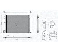 Condenseur, climatisation MAGNETI MARELLI 350203101500