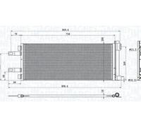 Magneti Marelli Condenseur (climatisation) 350203623000