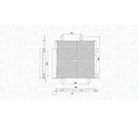 MAGNETI MARELLI 350203794000 Condenseur, climatisation