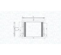 MAGNETI MARELLI 350203809000 Condenseur, climatisation