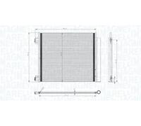 MAGNETI MARELLI 350203832000 Condenseur, climatisation