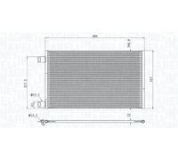 MAGNETI MARELLI 350203860000 Condenseur, climatisation