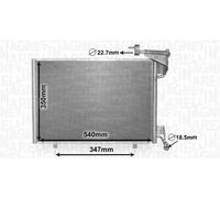 MAGNETI MARELLI 350203870000 Condenseur, climatisation