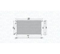 MAGNETI MARELLI 350203970000 Condenseur, climatisation