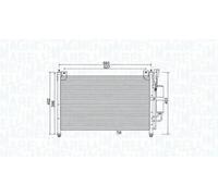 Condenseur de climatisation 350203989000 MAGNETI MARELLI pour MAZDA 2