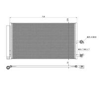 NRF 350450 Condenseur, climatisation