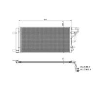 NRF 350491 Condenseur, climatisation