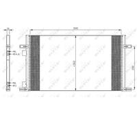 NRF Condenseur de climatisation 35298