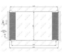 Condenseur, climatisation NRF 35378