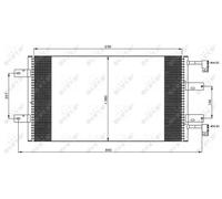 Condenseur de climatisation 35505 NRF pour NISSAN OPEL RENAULT